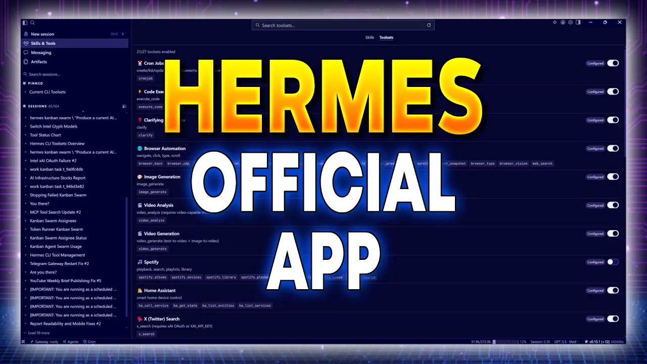 Hermes Finally Has An OFFICIAL Desktop App (And It's Better Than I Expected)