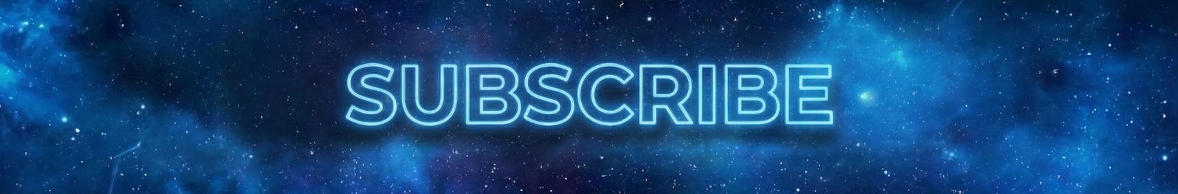 Subscribe — James Layne’s blue galaxy channel banner