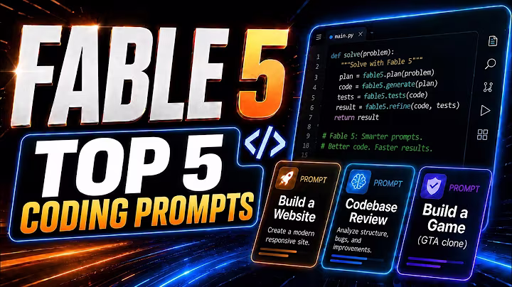 Fable 5 Coding Prompts You Need To Use Right NOW